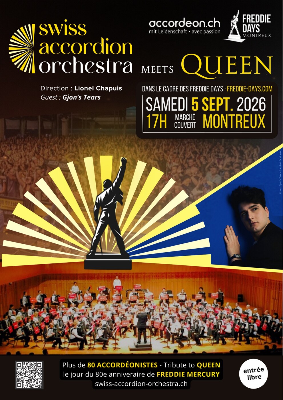 Affiche officielle SAO meets Queen 2026